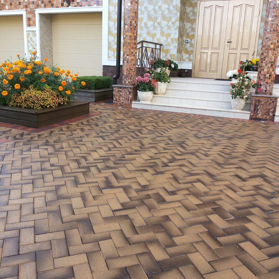 Укладка брусчатки