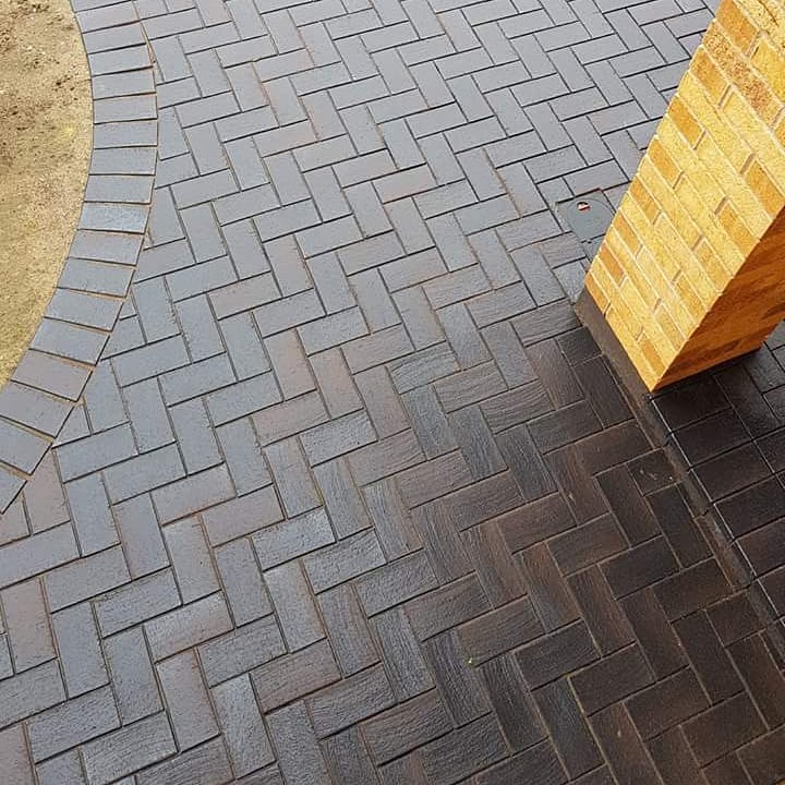 Укладка брусчатки