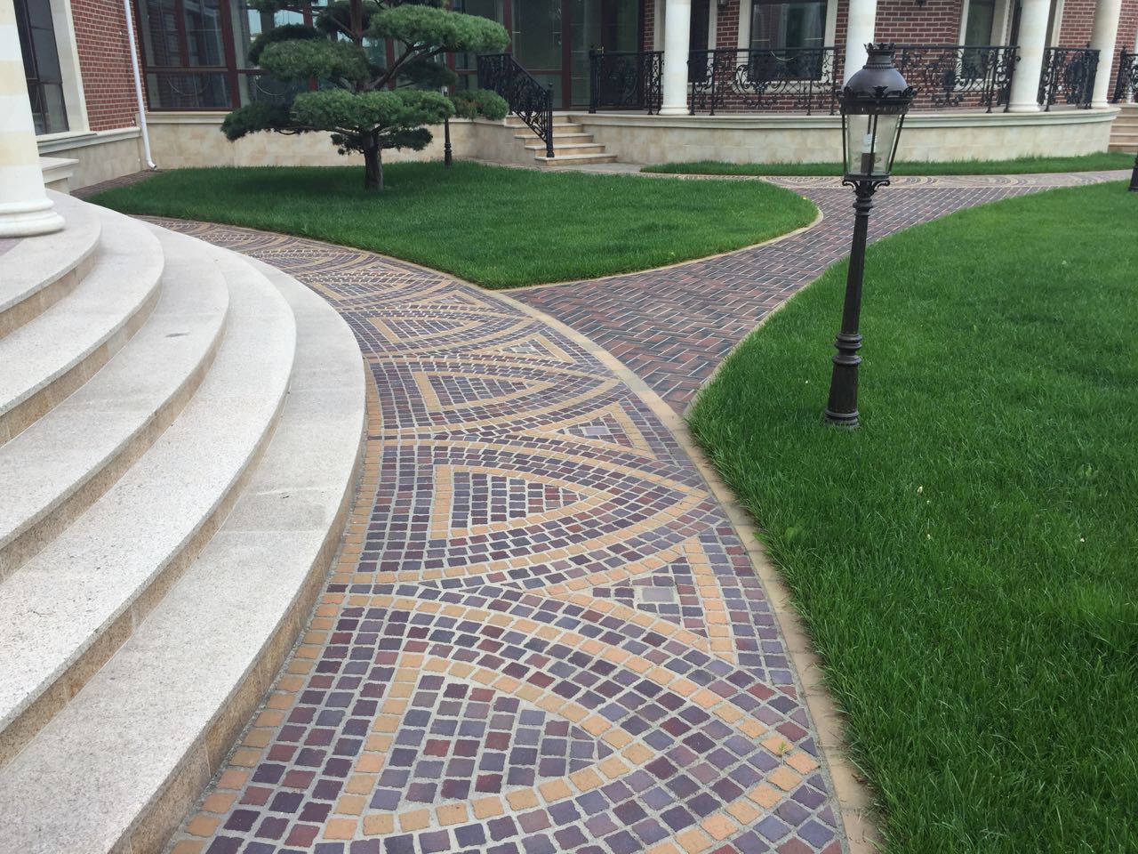 Укладка брусчатки