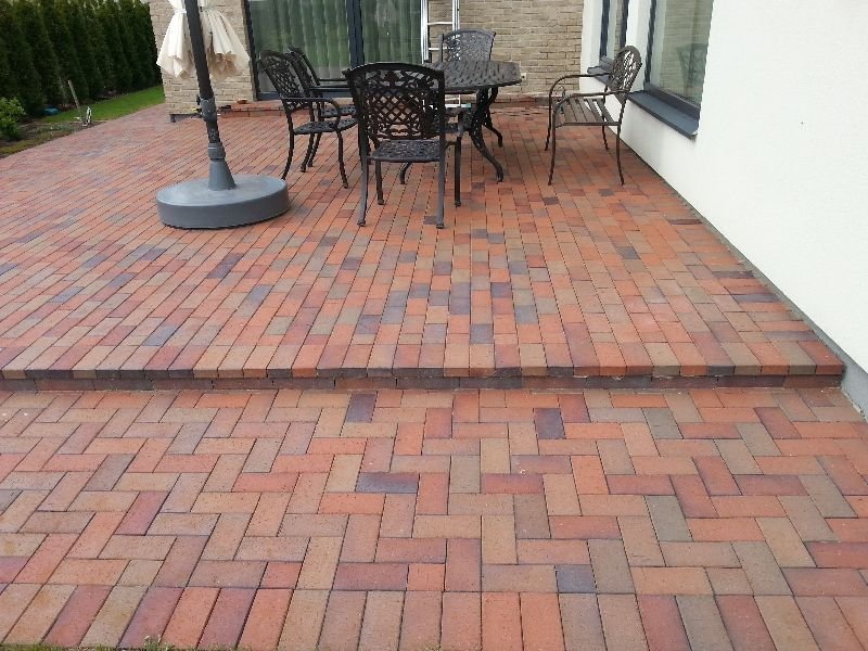 Укладка брусчатки