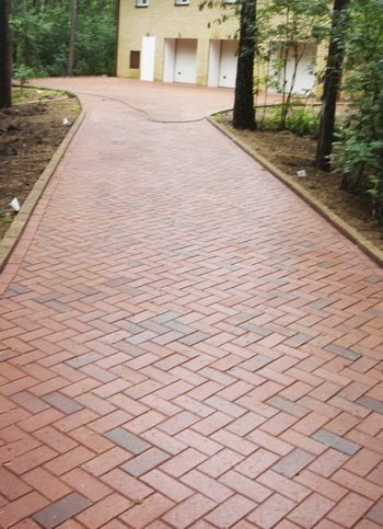 Укладка брусчатки