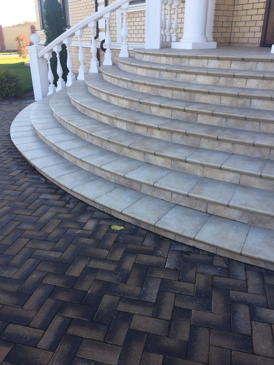 Укладка брусчатки