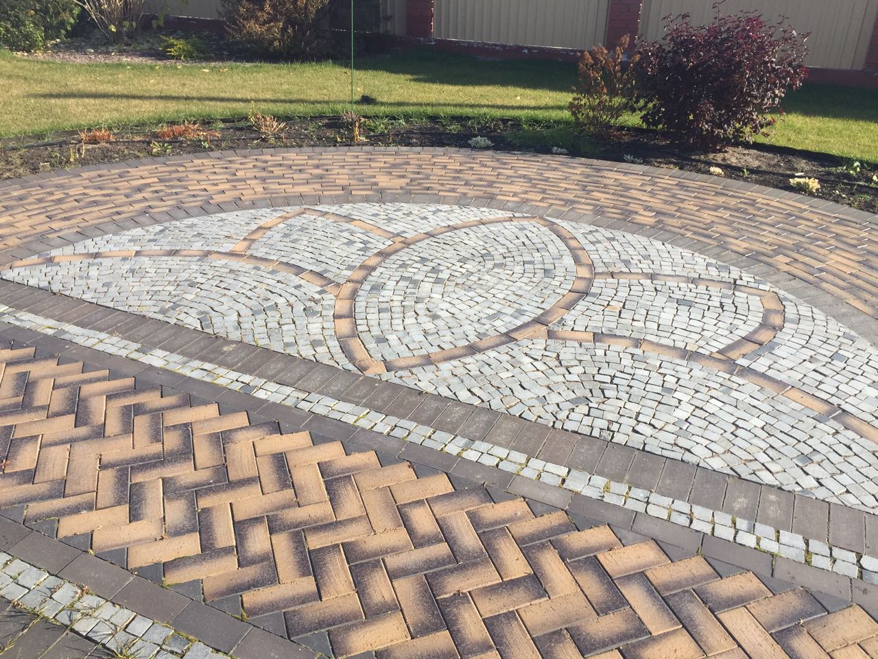 Укладка брусчатки