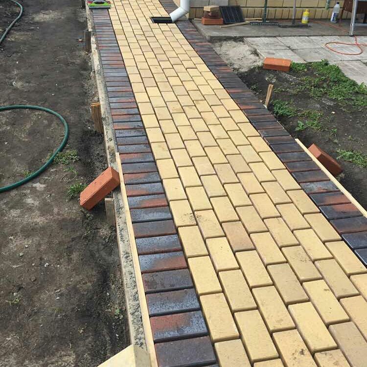 Укладка брусчатки