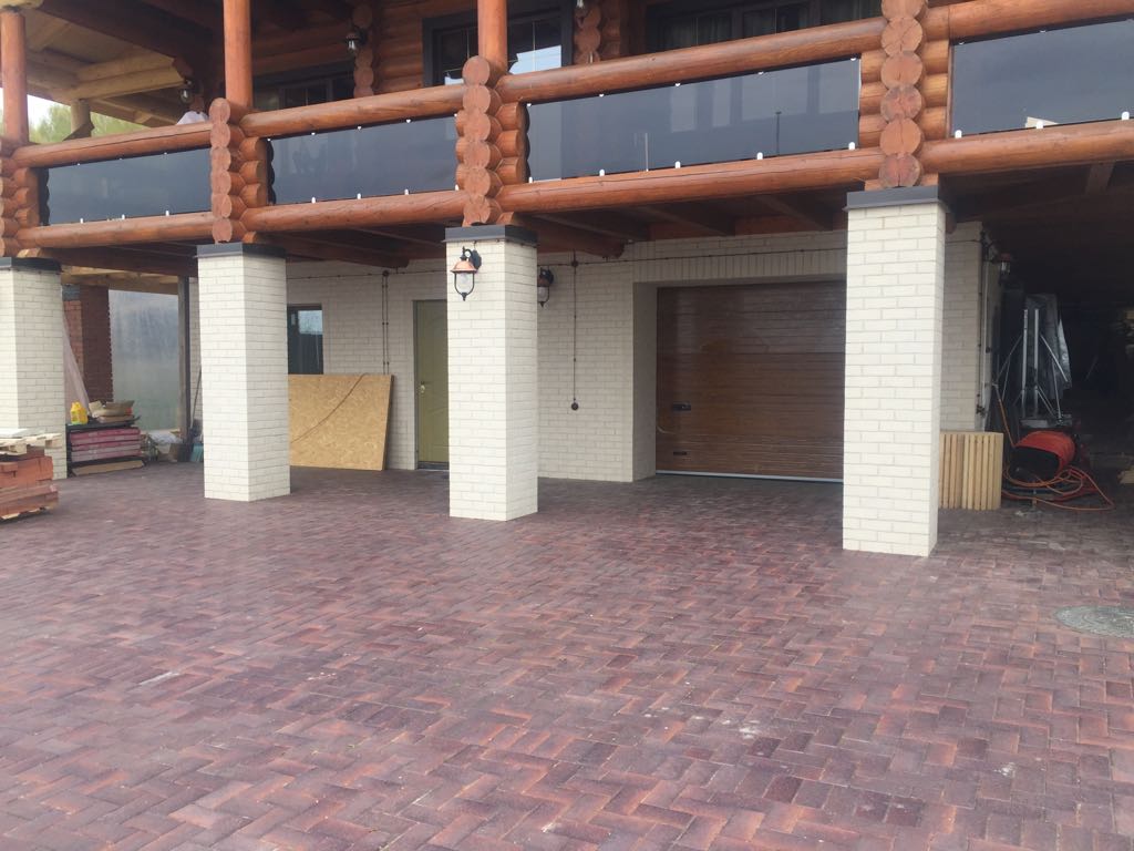 Укладка брусчатки