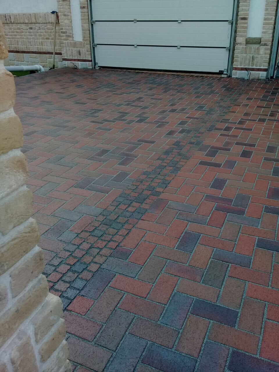 Укладка брусчатки