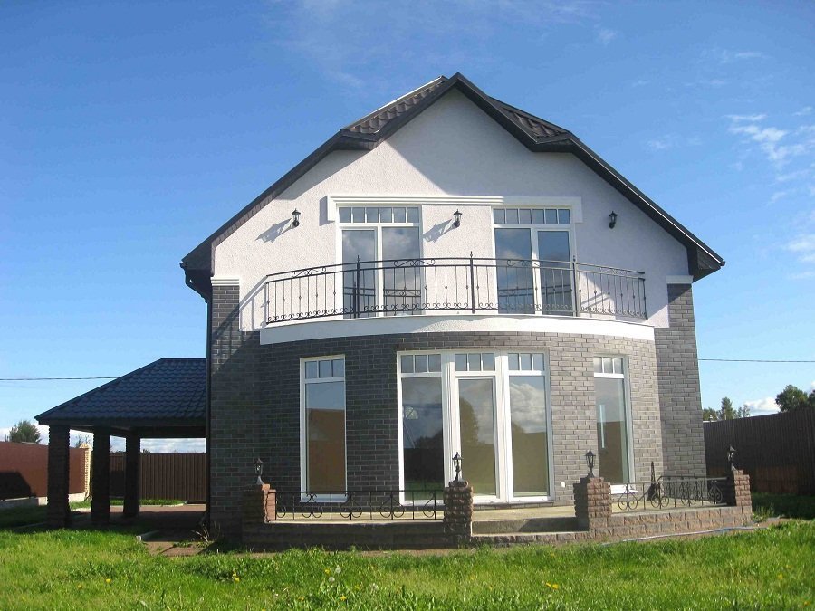 Монтаж фасадного декора