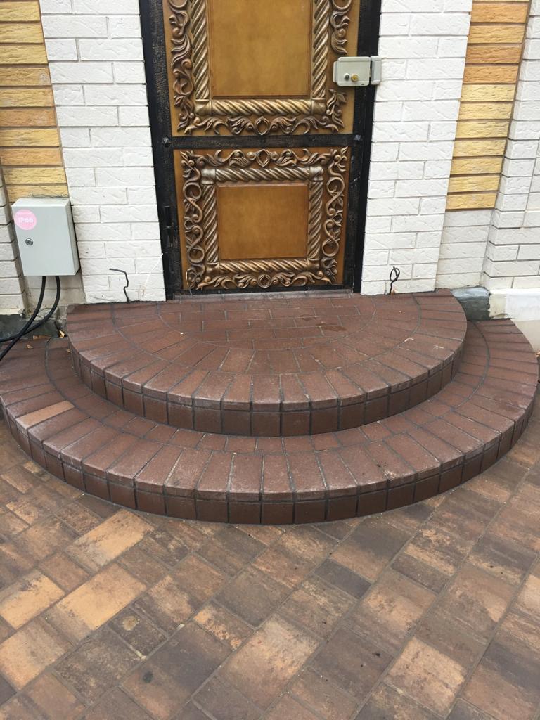 Укладка брусчатки