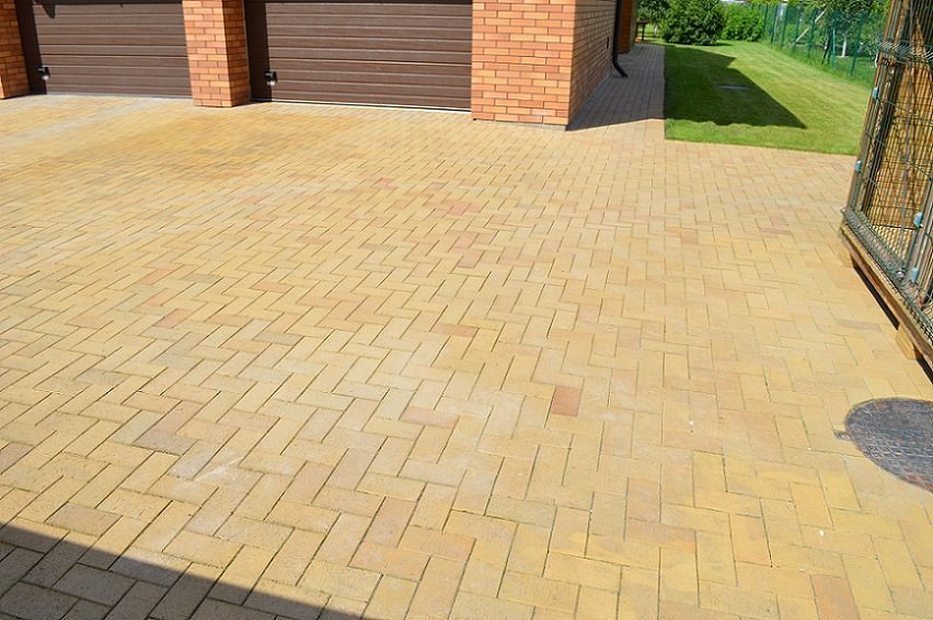 Укладка брусчатки