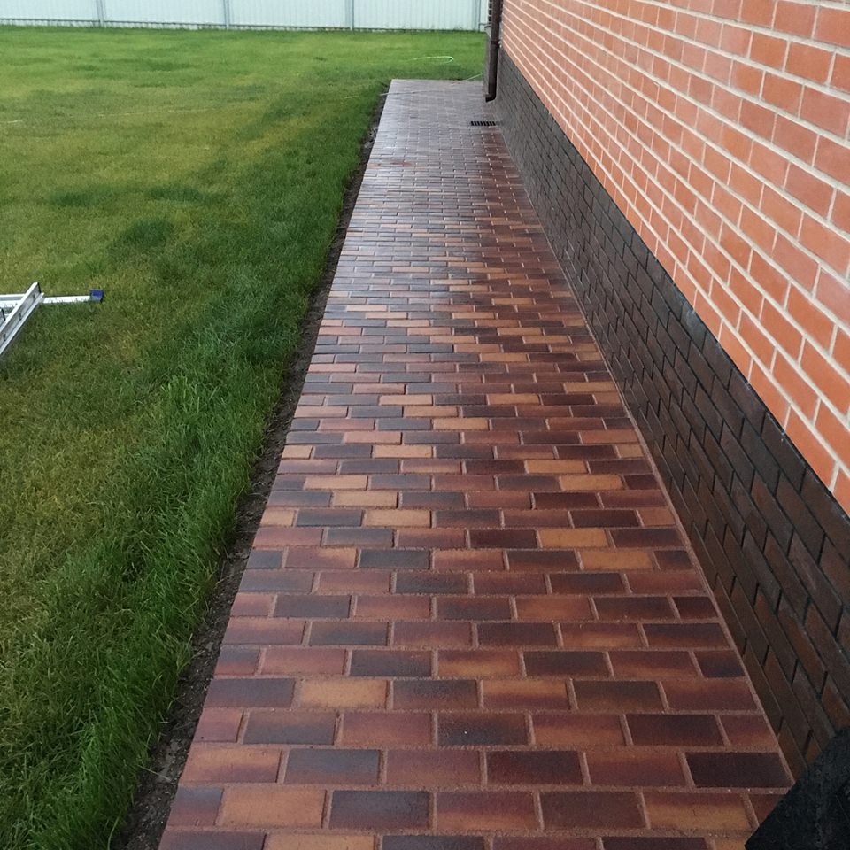 Укладка брусчатки