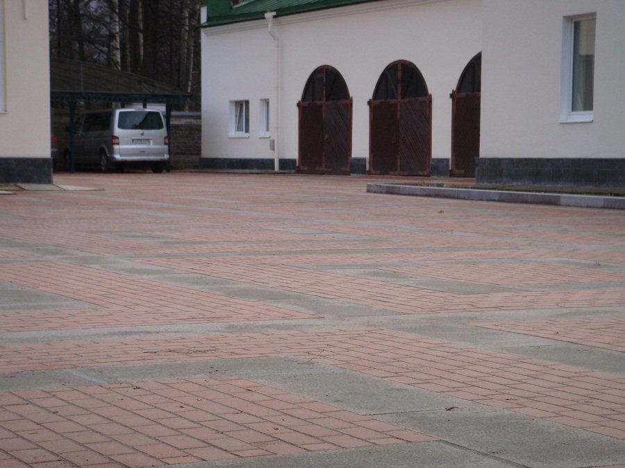 Укладка брусчатки