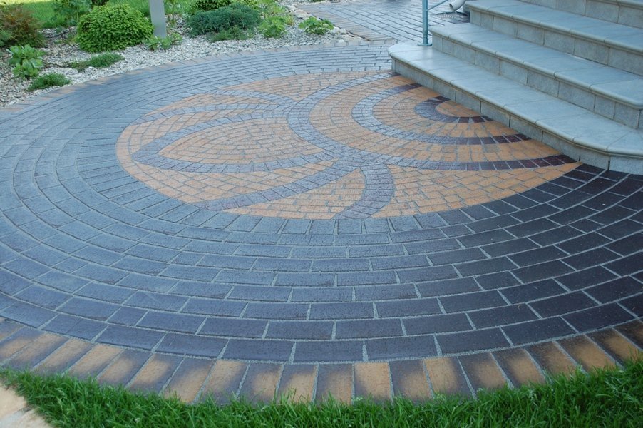 Укладка брусчатки