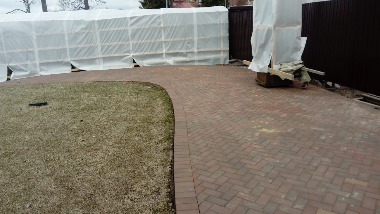 Укладка брусчатки