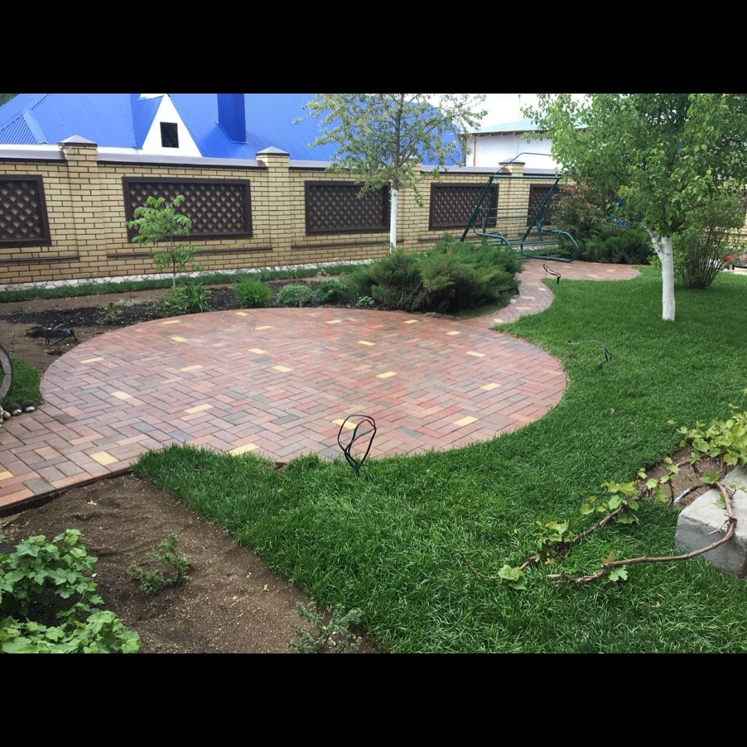 Укладка брусчатки