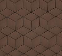 SteinRus Ромб Коричневый гладкая