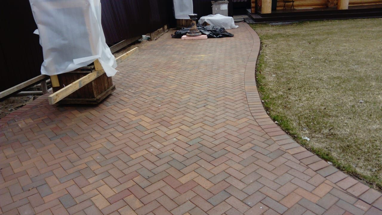 Укладка брусчатки