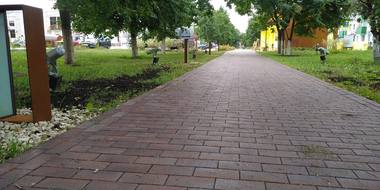 Укладка брусчатки