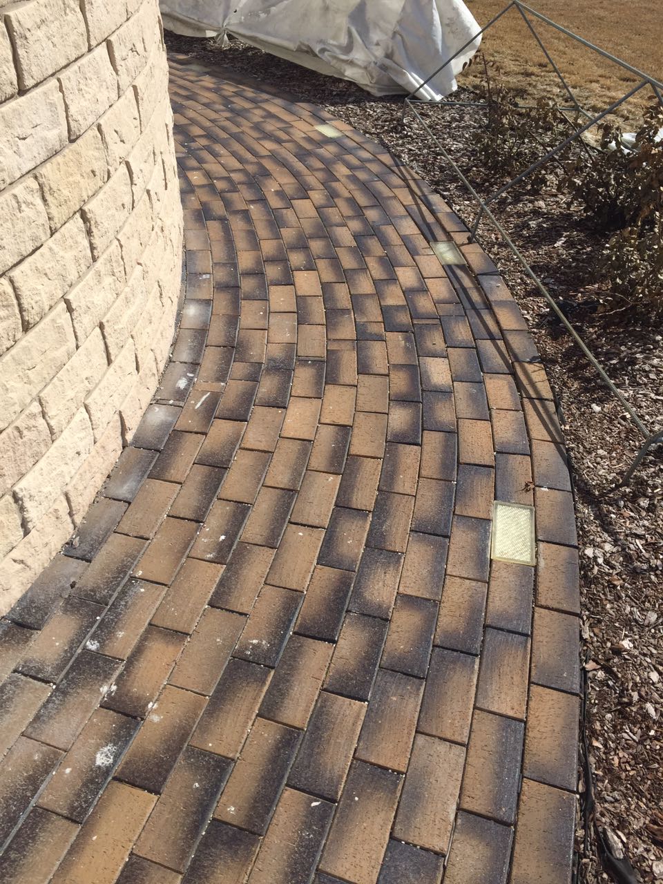 Укладка брусчатки
