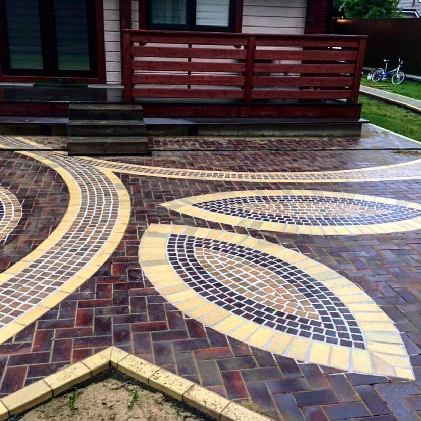 Укладка брусчатки