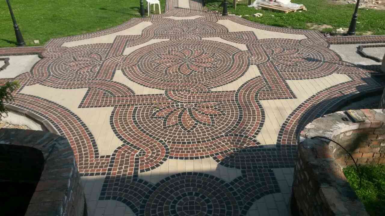 Укладка брусчатки