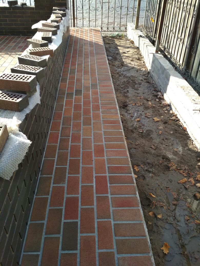 Укладка брусчатки