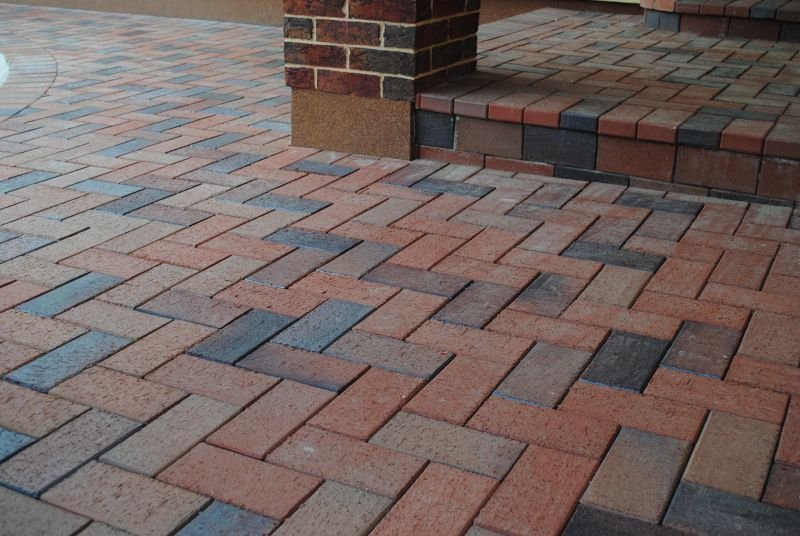 Укладка брусчатки