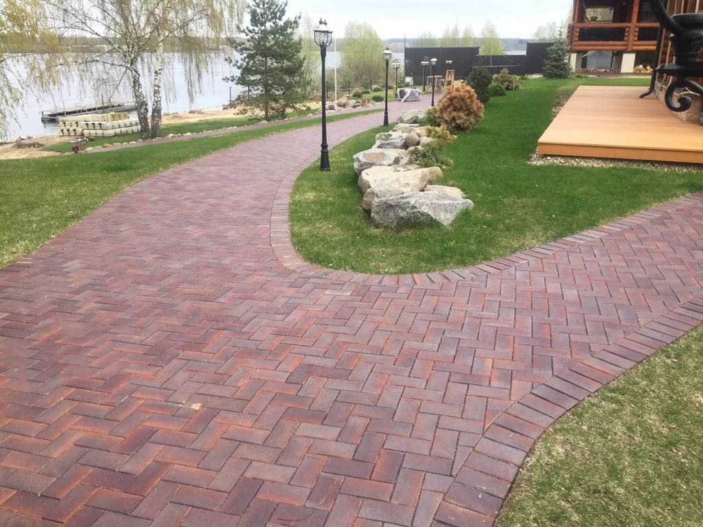 Укладка брусчатки