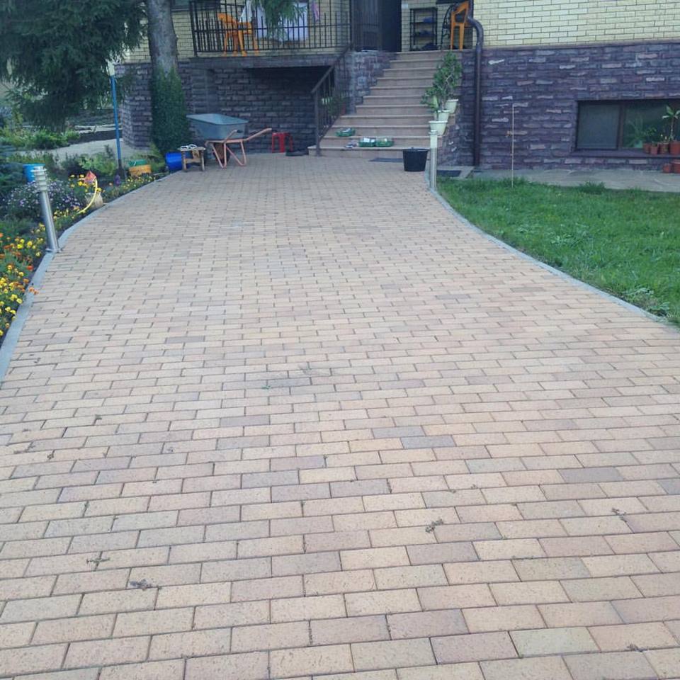 Укладка брусчатки