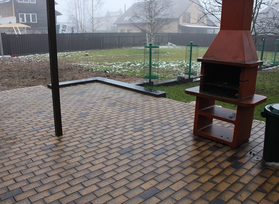 Укладка брусчатки