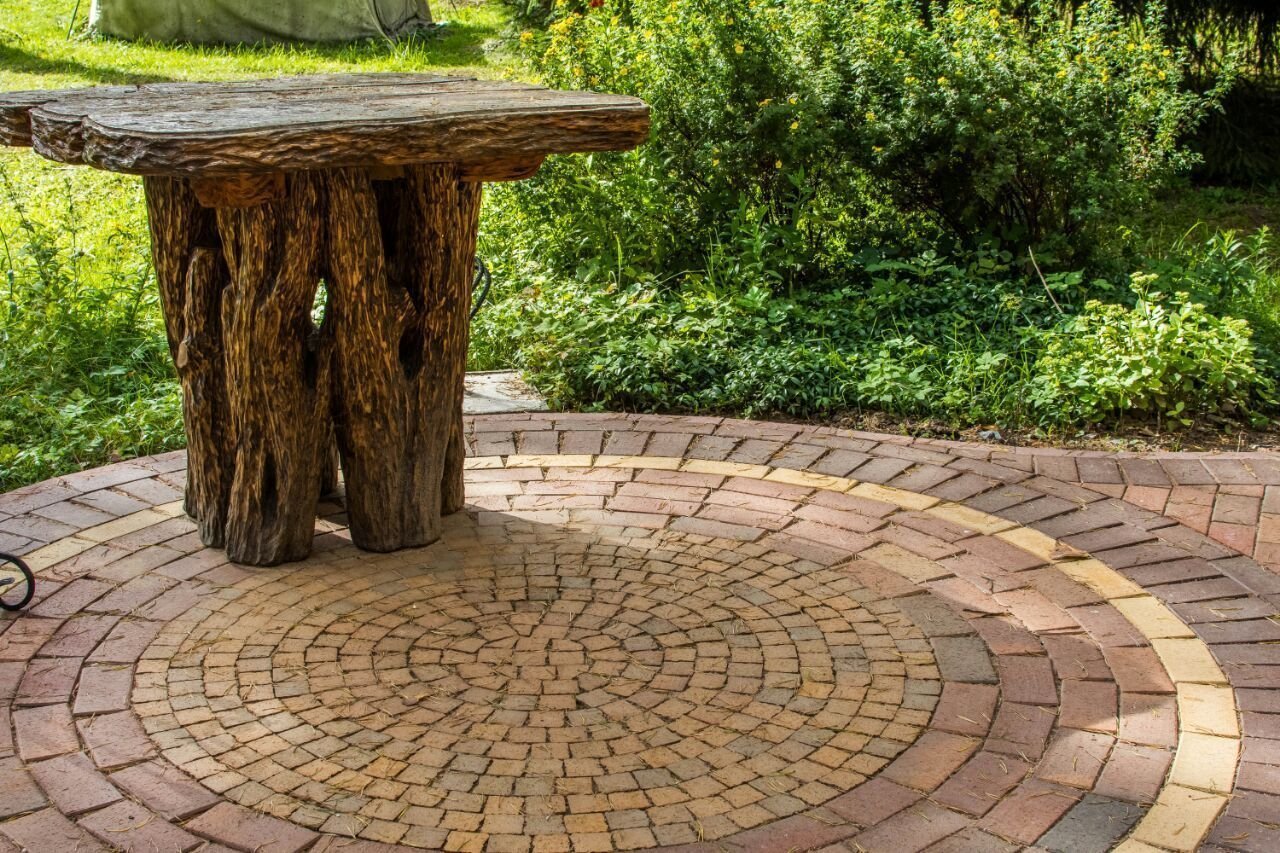 Укладка брусчатки