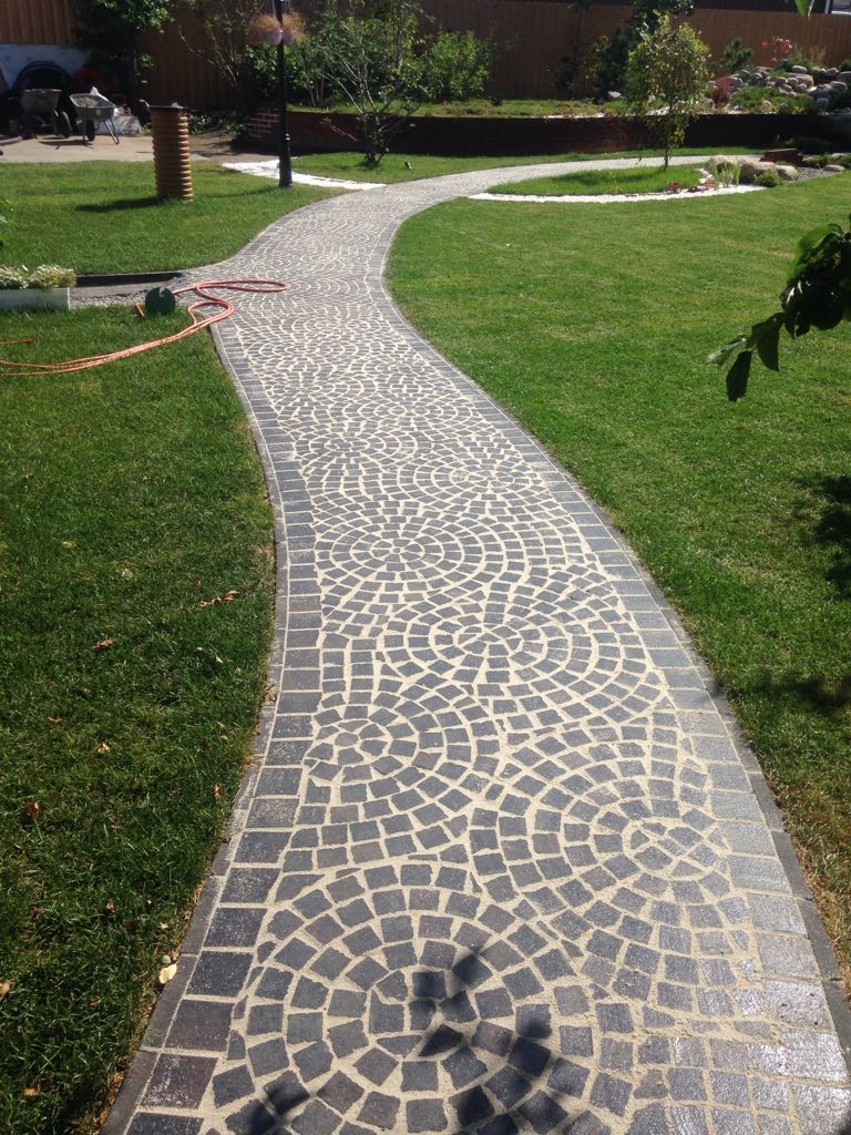 Укладка брусчатки