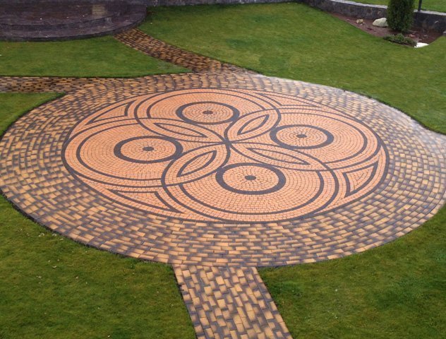 Укладка брусчатки