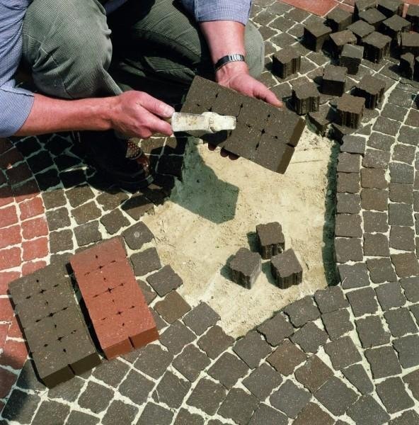Укладка брусчатки