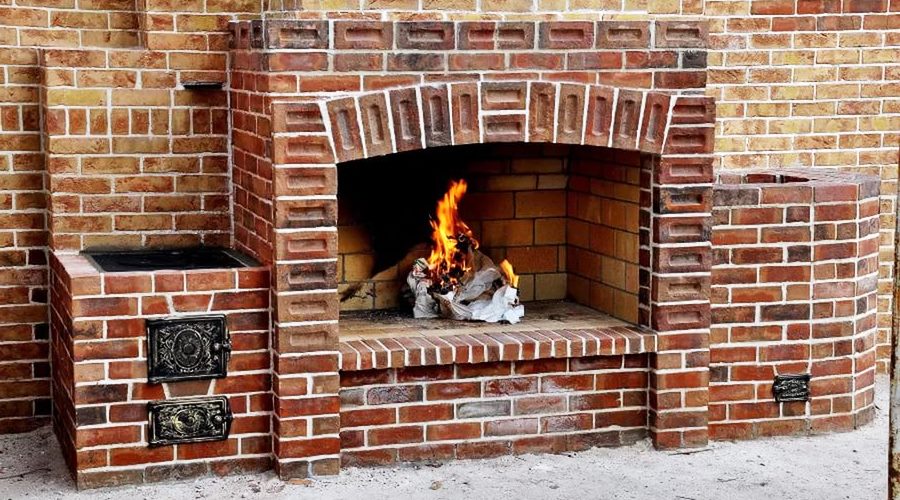 кирпич для каминов и печей - фото