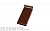 Клинкерный водоотлив Terca Dark brown глазурованный, 250*105*30 мм