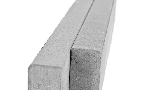 Тротуарный бордюр BRAER БР 100.20.8 серый, 1000*80*200 мм