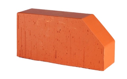 Кирпич фигурный полнотелый Lode Janka F6 гладкий, 250*120*65 мм