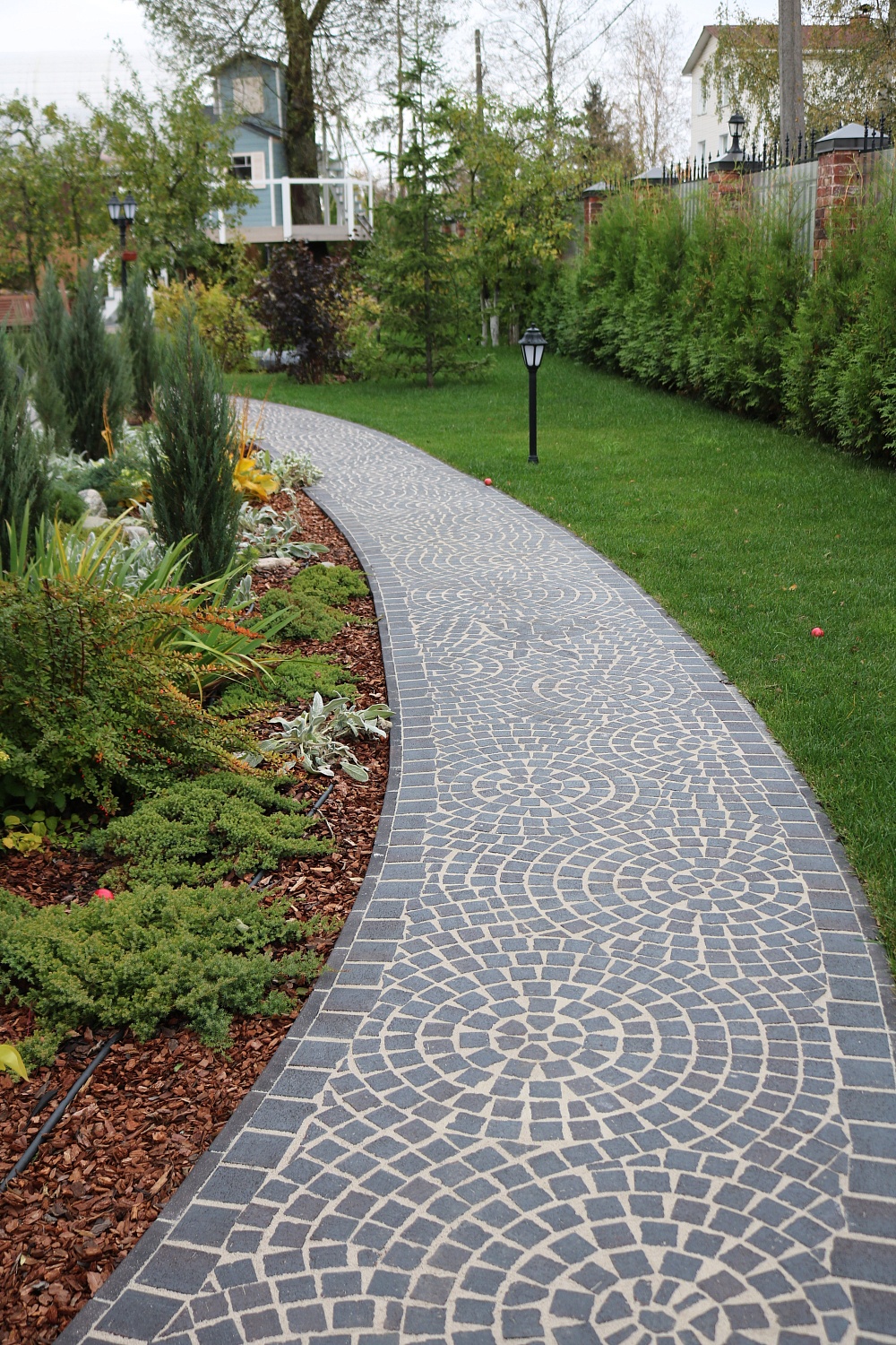 Укладка брусчатки