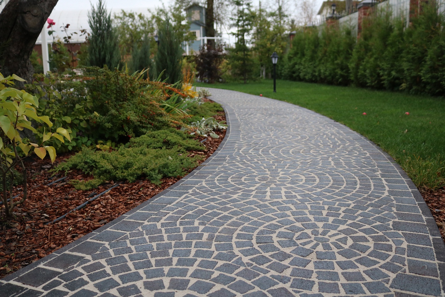 Укладка брусчатки