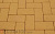 Клинкерная тротуарная брусчатка Lode Dzintra желтая шероховатая, 200*100*52 мм