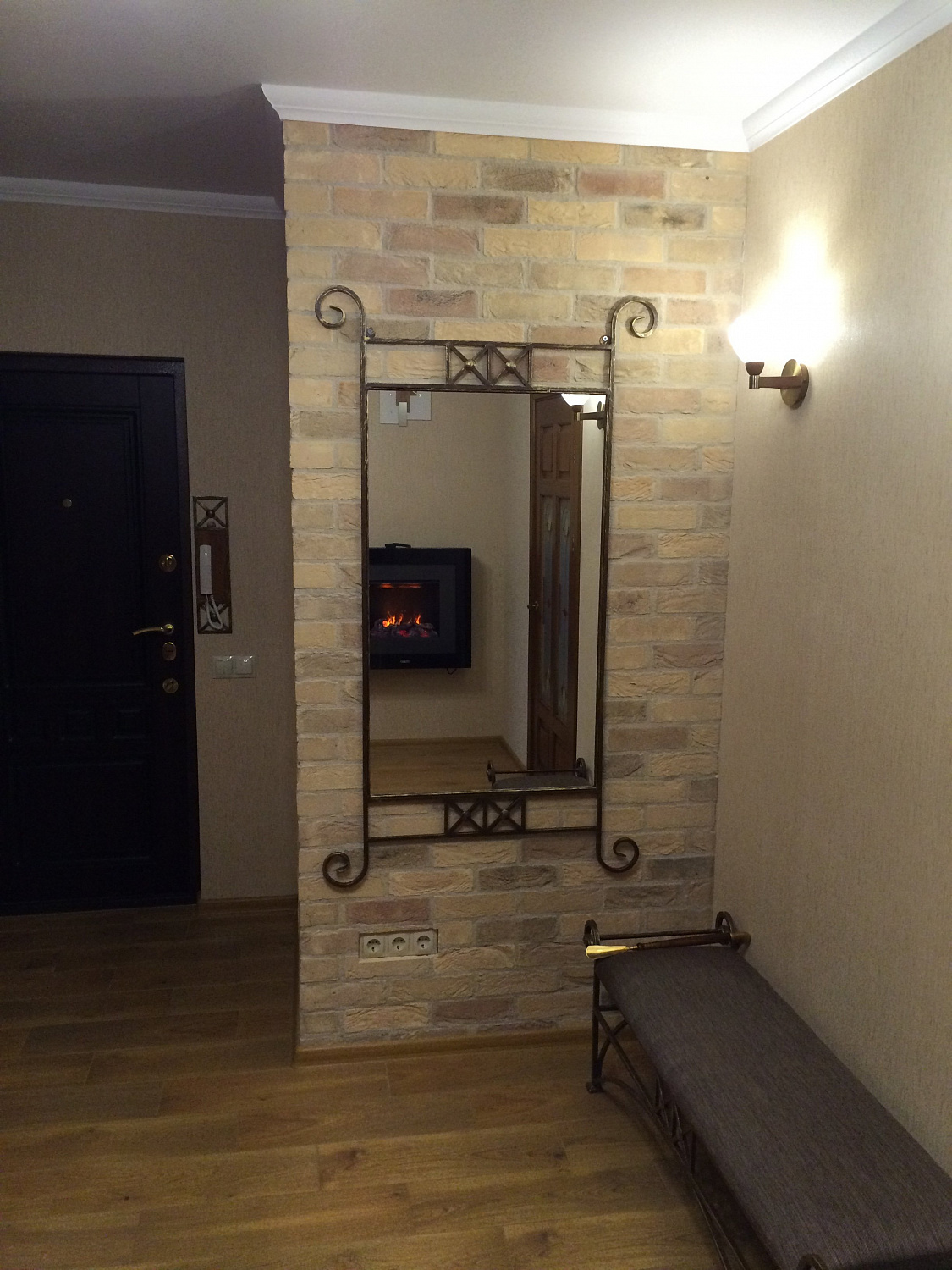 Укладка клинкера и камня в интерьере