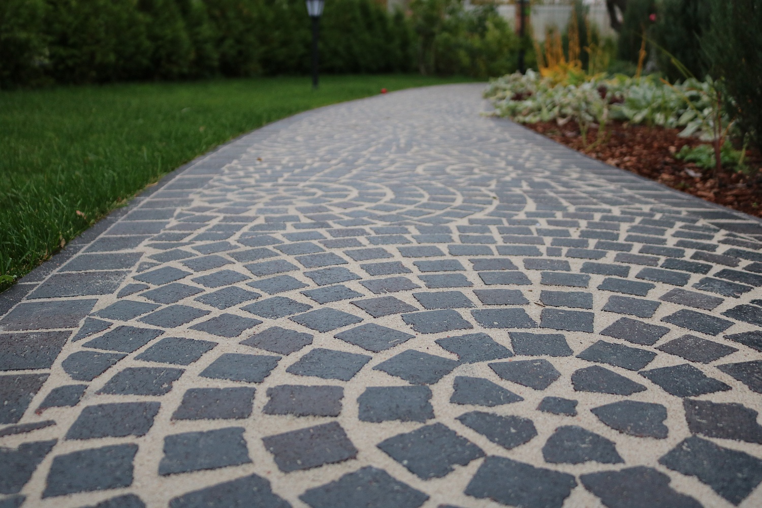 Укладка брусчатки