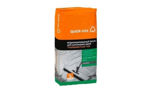 Модифицированный песок для заполнения швов quick-mix FUGENSAND PLUS, 25 кг