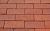 Клинкерная тротуарная брусчатка Lode Janka красная шероховатая, 200*100*70 мм