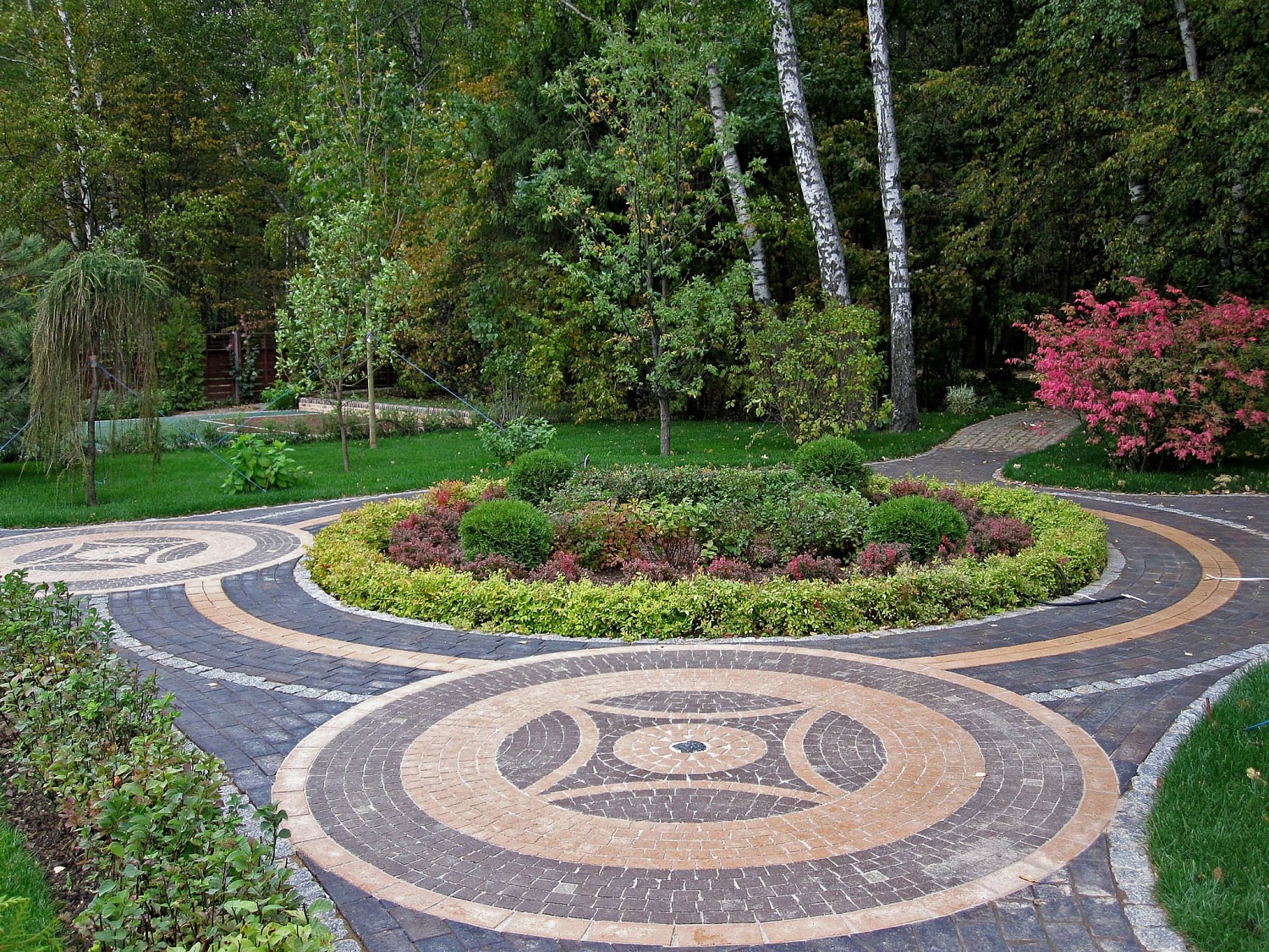 Укладка брусчатки