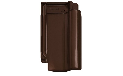 Керамическая черепица рядовая TONDACH Samba 11 brown glazed